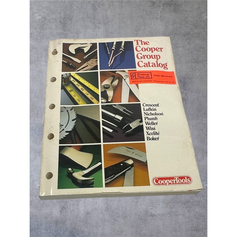 CooperTools Catalog 1983 Vintage Hand Tool Reference Crescent Lufkin Boker